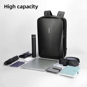 MARK RYDEN MR7612 Compact Hard Shell Travel Backpack with USB Charging Port