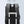 Black roll-top waterproof travel backpack with luggage trolley strap and back carry handle