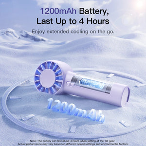 BASEUS GoTrip DT1 Mini Rechargeable Handheld Portable Fan