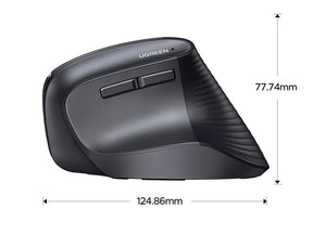 UGREEN M571 Dual-Mode Ergonomic Vertical Bluetooth Wireless Mouse