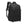 Lightweight waterproof travel backpack, black, with front zipper pocket and side straps