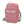 TIGERNU S8810 compact waterproof crossbody bag, pink, zip front pocket, gray shoulder strap