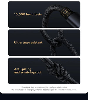 BASEUS Minimalist Series 3in1 Fast Charging Data Cable