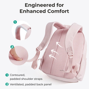 BAGSMART Compact Lightweight Waterproof Travel Backpack