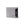 Gray minimalist bifold card wallet with fabric texture and side slip pocket