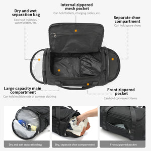 TIGERNU N1051 Large Capacity Waterproof Duffle and Sports Bag