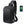 Black waterproof compact crossbody bag with top handle and adjustable shoulder strap.