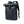 Navy roll-top waterproof travel backpack with front pocket and buckle closure