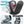 Black waterproof backpack with open laptop compartment and tablet sleeve for 12.9 in and 17.3 in