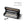 Long clutch wallet with zipper-open interior, multiple card slots, black textured fabric