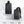 Black compact crossbody bag with zip pockets and carry handle