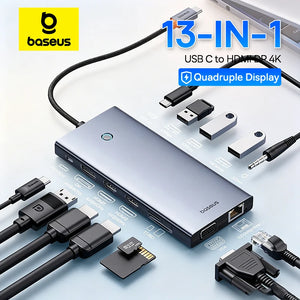 BASEUS PortalJoy Series 13in1 USB-C Multiport Adapter and USB Hub