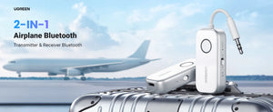 UGREEN CM872 2in1 Airplane Wireless Bluetooth Adapter