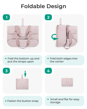 BAGSMART Multifunctional Waterproof Foldable Laptop and Tote Bag