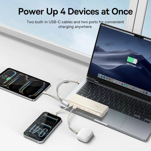 BASEUS EnerFill FC41 Digital Display Power Bank with Dual Cable