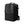 Black waterproof travel backpack with top handle and front zipper pocket
