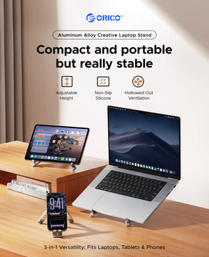 ORICO PN1 Foldable Aluminium Notebook and Laptop Stand