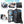 Black backpack open to show vacuum pocket, mesh compartments, and zipper laptop sleeve