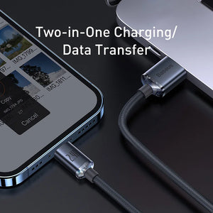 BASEUS Crystal Shine Series 2.4A USB-A to Lightning Fast Charging Cable