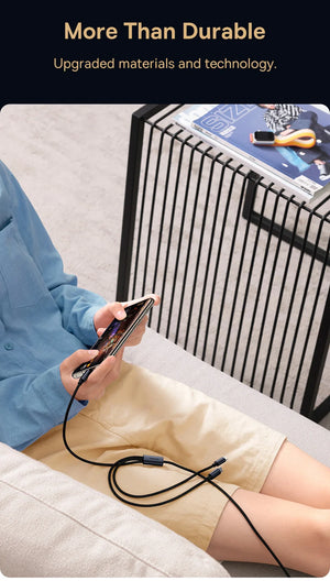 BASEUS Minimalist Series 3in1 Fast Charging Data Cable