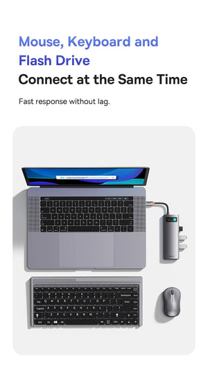 BASEUS Star Joy Series 8in1 USB-C Multiport Adapter and USB Hub