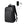 Black lightweight waterproof travel backpack with front pocket and cable pass-through