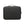 Black padded laptop sleeve with quilted wave front and side zipper closure