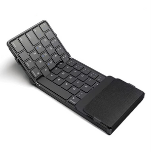 Foldable keyboard with Bluetooth connectivity on a white background, featuring the JOMAA brand.