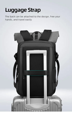 MARK RYDEN MR2913 Expandable Roll Top Waterproof Travel Backpack