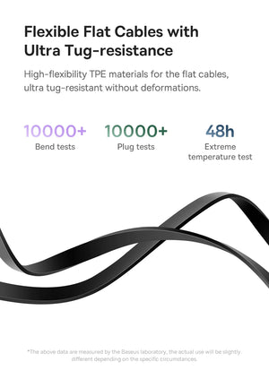BASEUS Bright Mirror Series 2 Retractable 3in1 Fast Charging Data Cable