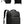 Black travel backpack front and side angled views with adjustable straps