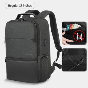 TIGERNU B3905 Large Capacity Waterproof Travel Backpack with USB Charging Port