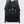 Black backpack front with breathable sponge layer and hidden anti-theft pocket