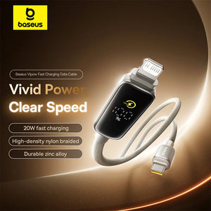 BASEUS Vipow Series 20W USB-C to Lighting Fast Charging Cable