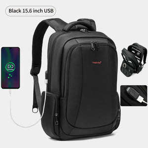 TIGERNU B3143 Large Capacity Waterproof Travel Backpack with USB Charging Port