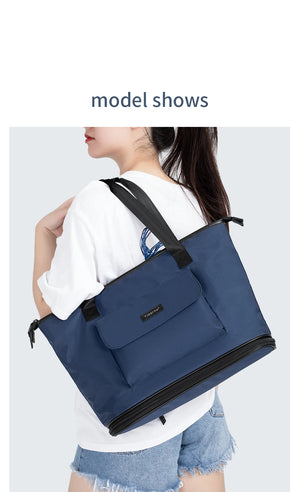TIGERNU S8395 Lightweight Waterproof Folding Tote Bag