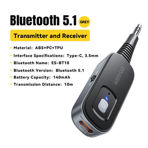 ESSAGER BT10 2in1 Aux Wireless Bluetooth Adapter