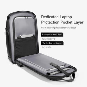 MARK RYDEN MR1831 Large Capacity Waterproof Laptop Backpack with USB Charging Port