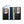 Black leather passport wallet open view with card slots and ID pockets, AirTag emblem