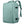 BANGE large capacity waterproof travel backpack in mint green with front zip and side straps