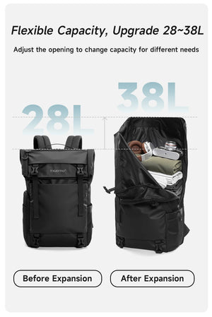 TIGERNU B91025 Expandable Large Capacity Waterproof Travel Backpack