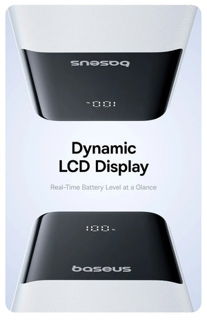 BASEUS Lipow Dual Cable Power Bank with Digital Display