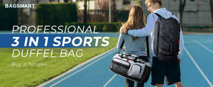 BAGSMART 3in1 Large Capacity Duffle and Sports Backpack