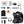 Black travel backpack shown with multiple accessories for compact daily and travel storage.