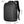 Black large capacity waterproof travel backpack, front with adjustable shoulder straps