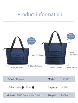 TIGERNU S8395 Lightweight Waterproof Folding Tote Bag