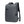 Grey waterproof travel backpack with front pocket, top handle, and side strap