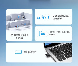 UGREEN CM748 Bluetooth Adapter and USB Dongle