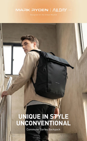 MARK RYDEN MR2832 Expandable Large Capacity Waterproof Travel Backpack