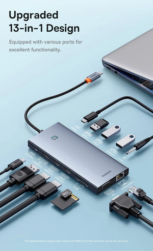 BASEUS PortalJoy Series 13in1 USB-C Multiport Adapter and USB Hub